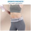 FONKEN Спортивные поясные сумки для бега на открытом воздухе, велосипедный беговой пояс, поясная сумка, сумка для мобильного телефона, водонепроницаемый регулируемый карман для тренажерного зала
