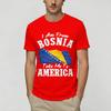 Unisex I Am from Bosnia Take Me to America Bosnian T Shirt Pure Cotton Clothing Short Sleeve Round Neck Tee Shirt Adult TShirts