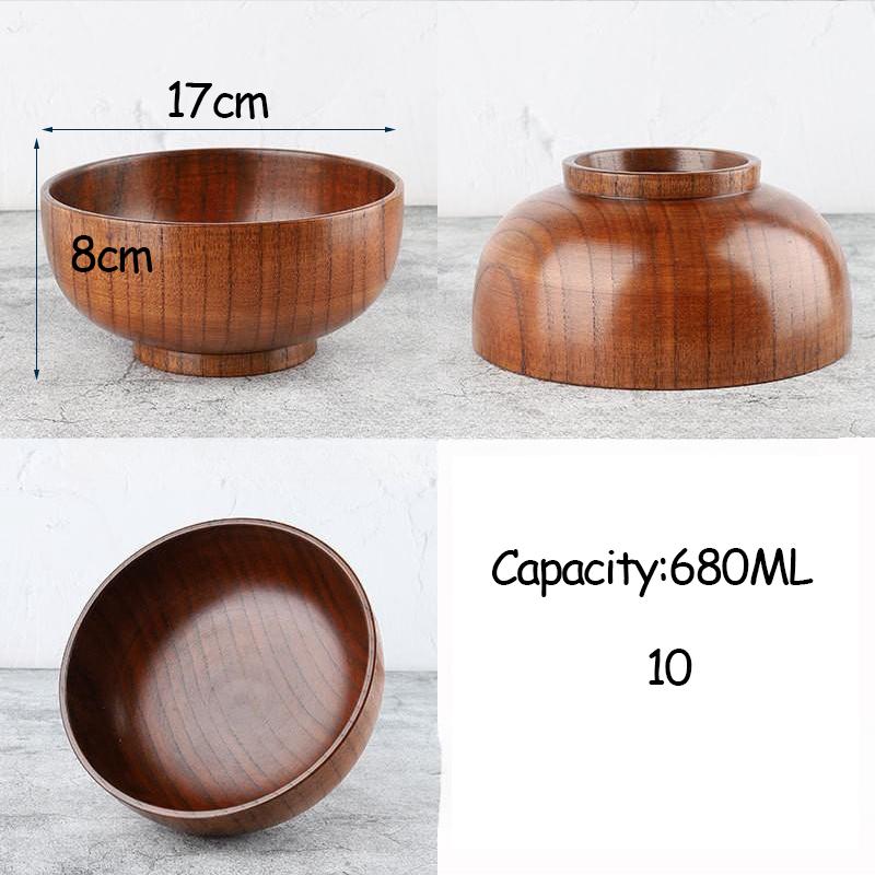 Японский стиль акации деревянная чаша для детского питания Anti DropBowl эксклюзивная деревянная чаша ретро домашний набор посуды салатница