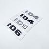 Glossy Black Letters Numbers Emblem ID4 ID6 GTX for Volkswagen Tailgate Emblem Letters Sticker Car Trunk Rear Logo