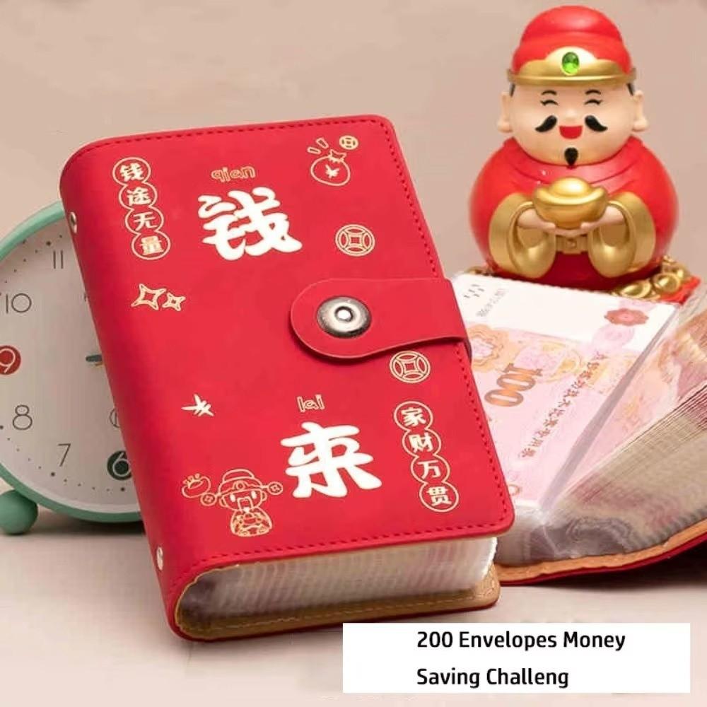Large Capacity 50 Envelopes Money Saving Challeng Waterproof Savings Challenges Sheets