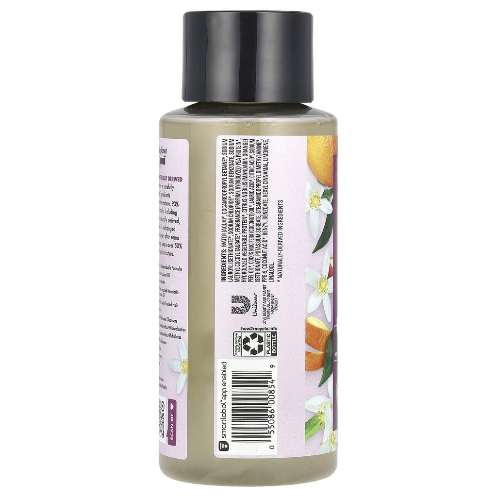 Love Beauty and Planet 5-в-1 многофункциональный шампунь без сульфатов, веганский кератин и поцелованный солнцем мандарин, 13,5 жидких унций (400 мл)