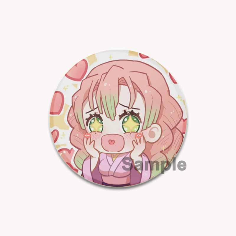 32/44/58 мм аниме Камадо Танджиро/Хасибира Иносукэ броши Кочоу Синобу/Камадо Незуко/Цуюри Канао/Агацума Зеницу значок ручной работы, булавка