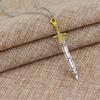 1pc A Lot Percy Jackson Sword Necklace Men And Women Fashion Jewelry Gifts High Quality Zinc Alloy Accessories