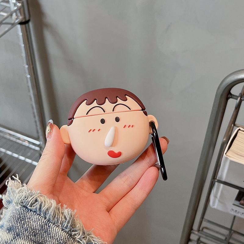 3D милый мультяшный силиконовый беспроводной чехол для наушников Airpods Pro 2022, чехол для зарядки наушников в японском аниме, чехол для Airpods 1 2 3 2021