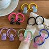 2 шт. Милые цветные резинки для волос в виде кошки для девочек, аксессуары для волос принцессы, детские резинки для волос, головные уборы для малышей