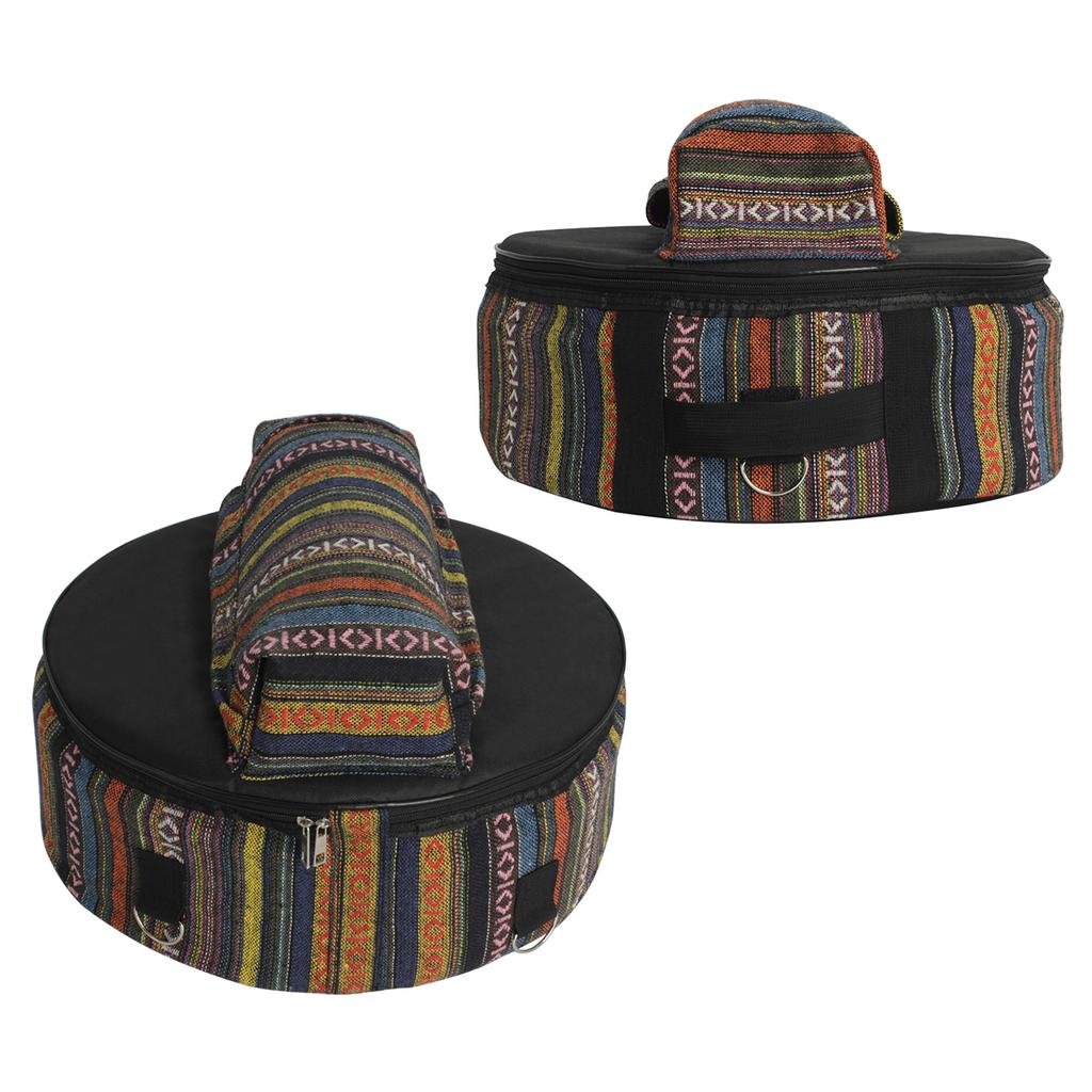 Сумка для хранения малого барабана из утолщенной ткани Оксфорд, защитный чехол для переносного барабана с плечевыми ремнями