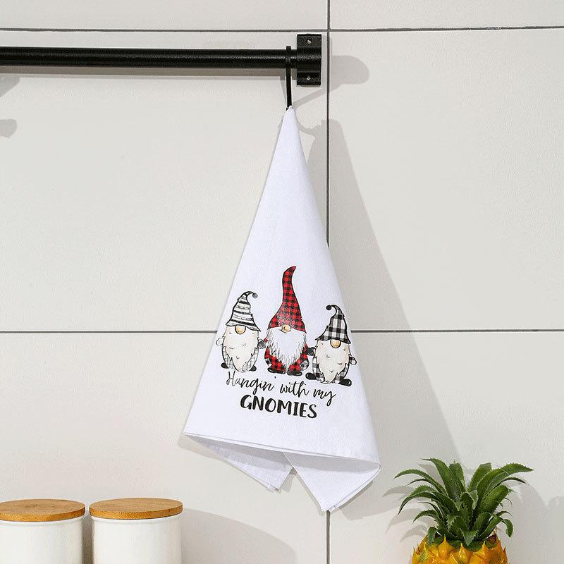 Рождественские салфетки для рук, полотенца, которые не линяют, предметы домашнего обихода и кухни, рождественские полотенца, скатерти