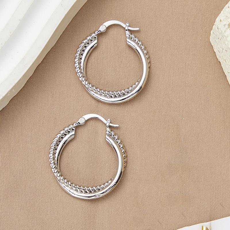 Винтажные серьги-кольца с геометрическим узором 14 карат для женщин, дизайнерские массивные серьги-кольца золотого цвета, свадебные украшения 2023 г.