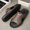 Модные мужские тапочки для улицы, большие размеры, водонепроницаемая и нескользящая пляжная обувь, летняя одежда, мягкие подошвы, удобные сандалии, тапочки