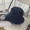 Comfort Denim Fit Fisherman Hat For Women Plaid Pattern And Breathable Material