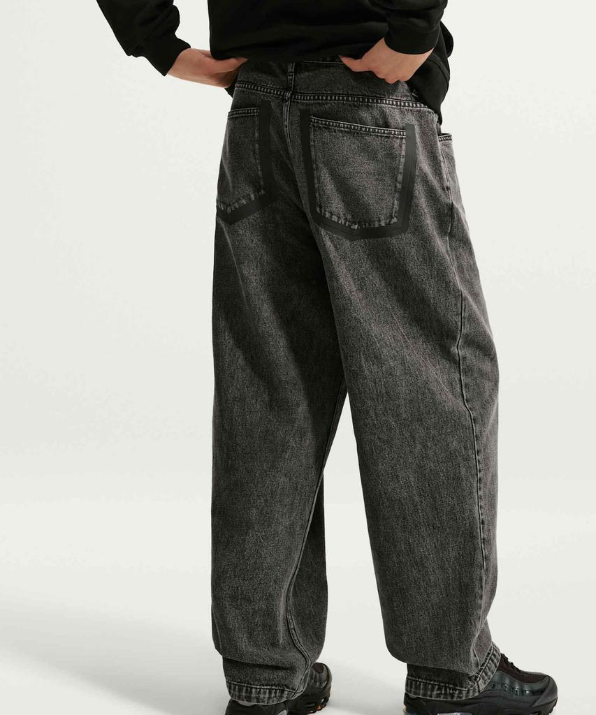 NIKE Your Message Here Black Jeans M - Black:Safety Orange / Ir8190-010