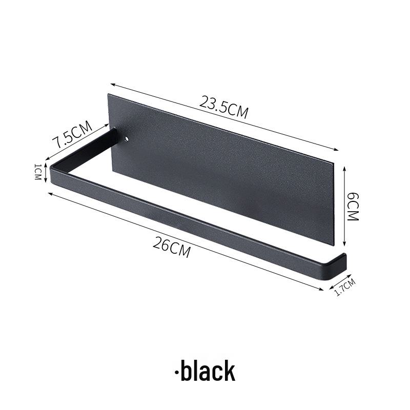 Настенный держатель для бумажных полотенец на кухне с полкой для хранения пластиковой пленки в японском стиле