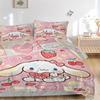 3 шт. Комплект постельного белья Cinnamoroll: Идеально подойдет для спальни или гостевой комнаты.. Мягкий и удобный, без стержня yy251031034