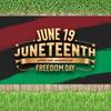 Яркий узор Баннер Дня Свободы Баннер в Ретро Стиле Баннер Juneteenth для Праздничного Мероприятия Историческое Мероприятие