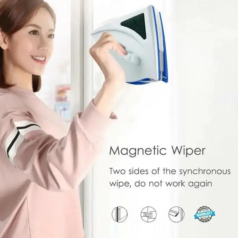 Magnetic Window Cleaner Brush for Washing Windows Wash Home Magnet Household Wiper Cleaner Glass Window Cleaning Tool