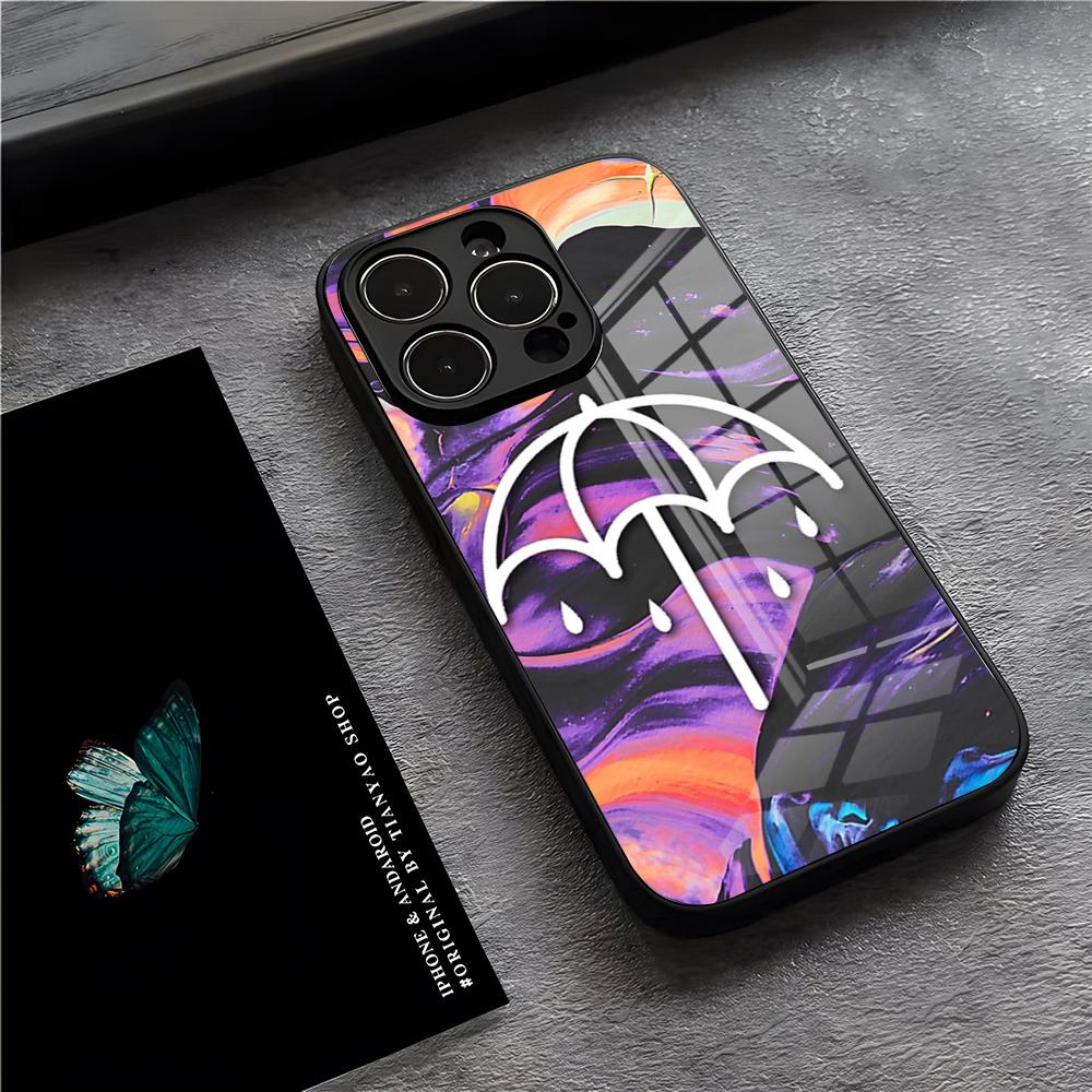 Чехол для телефона Bring Me The BMTH Horizon для iPhone 17 Pro Max 15 Pro 16 14 Plus 12 13 Mini 11 Pro Ударопрочная стеклянная крышка