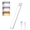 Under Cabinet Motion Sensor Lamp 20 30cm 3Color Light Bar Adjustable LED Light Rechargeable Dimmable Magnetic Indoor Night Lamp