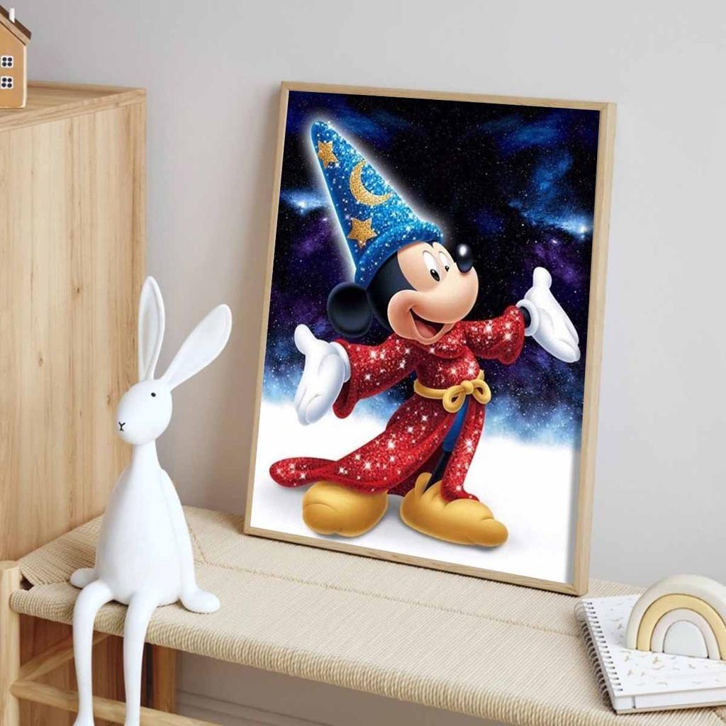 Disney Алмазная живопись Микки Маус Тематическая работа Мультфильм 5D Алмазная вышивка крестом Мозаика Домашний декор Подарок