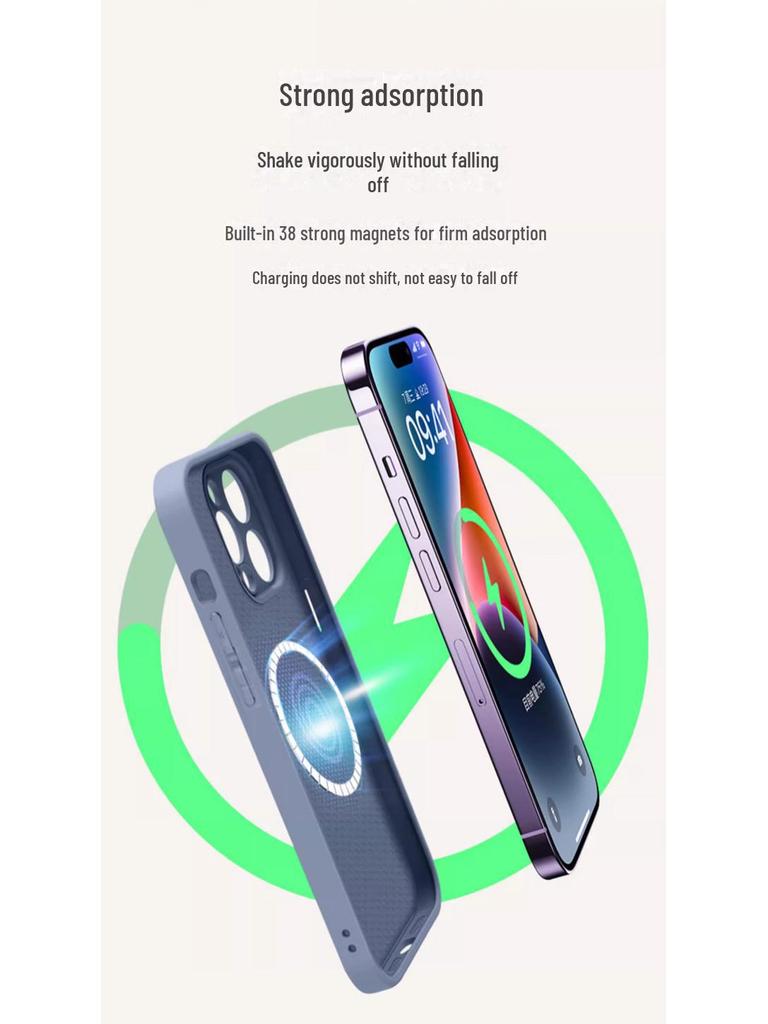 Wood Grain Magnetic Phone Case for Apple 13, 12mini, iPhone 11, 14/15 Pro. Silver Cannes Design, Anti-drop and Simple.