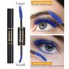 Mascara Eyelash Curling Extensions Pink Purple Blue White Smudge Resistant Waterproof Dry Long Lasting Makeup 5 Pieces, 03 BLUE, 1 Piece