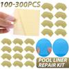100-300 шт. Самоклеящаяся заплатка для ремонта бассейна Водонепроницаемые ПВХ заплатки для ремонта подкладки бассейна Наклейки для надувных изделий Лодка Плот