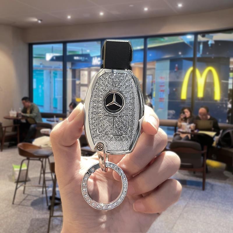 For Mercedes Benz keycase C E A B S Class GLE GLA GLB GLC GLS AMG W176 177 203 204 205 211 212 213 222 X167 chain shell car keys