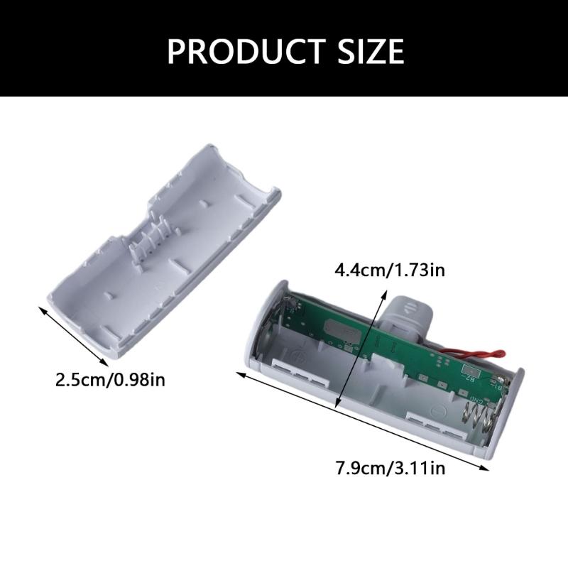 Корпус PowerBank 18650 типа DIY Type-C Упрощает сборку благодаря удобному слоту для аккумулятора, выход Type-C/8Pin