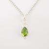 Handmade Peridot Gemstone 925 Sterling Silver Jewelry Pendant 1.40" Gift For Her PP-12-8