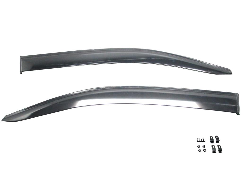 BRIGHTZ Premium Side Door Visors with Hardware for NV200 Vanette Wagon M20 Compatible with Vanette Vanette NV200 Vanette and Vanette M20 [INJ-V-016]