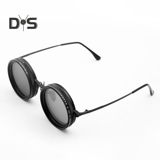 Солнцезащитные очки с регулируемым тонированием от 1 до 9 передач для мужчин, круглые поляризованные очки UV400 с линзами из нейтрального фильтра для пляжа, рыбалки, вождения