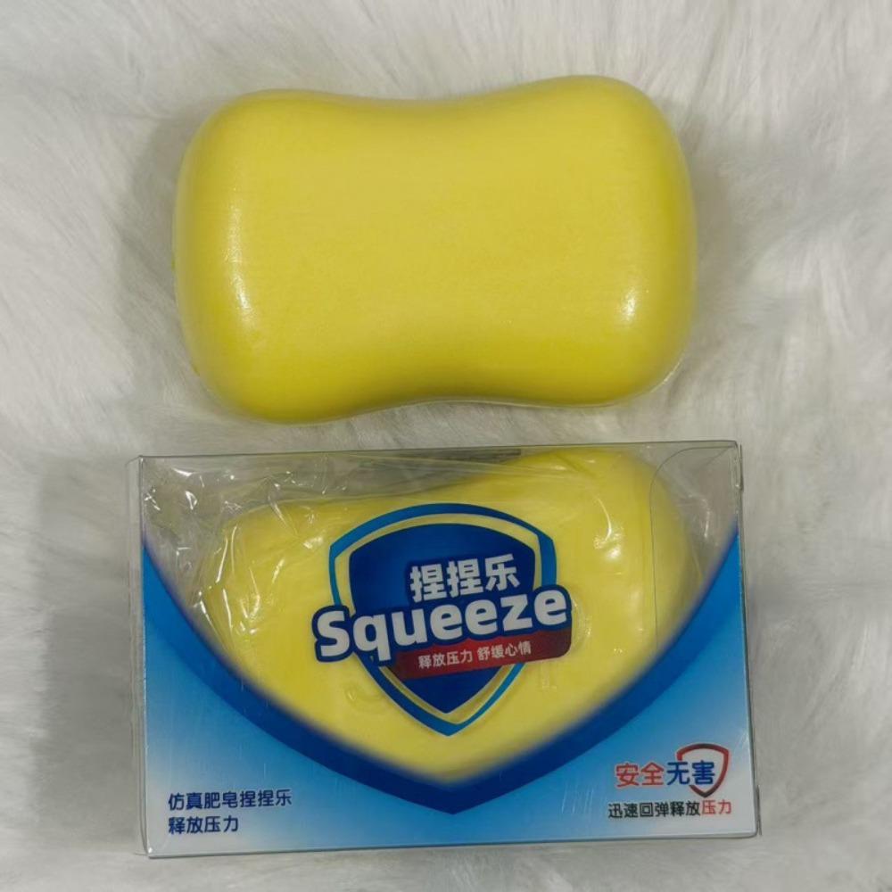 Comfortable Touch Soap Shaped Squishy Simulation Sensory Toy Slow Rising Squeeze Student Prize