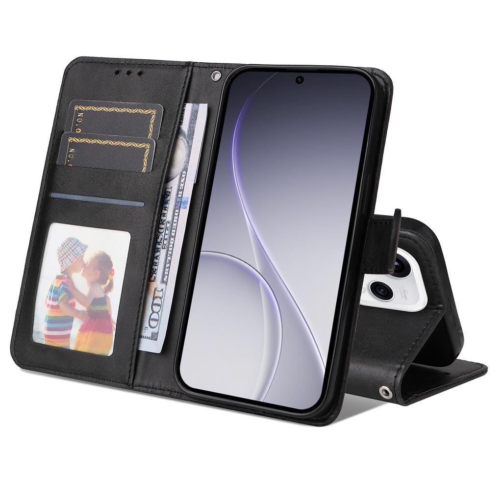 Для Oppo Reno15 5G (Глобальный)/Reno15c 5G (Китай) Чехол-кошелек из искусственной кожи, откидной чехол для телефона