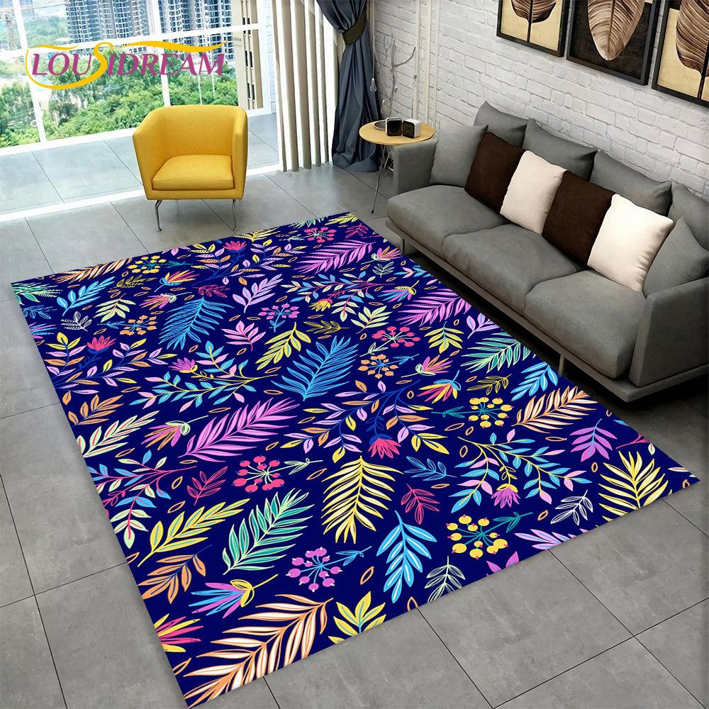 3D Nordic Luxury Flower Floral Area Rug Large, ковер для дома, гостиной, спальни, дивана, коврика для двери, декора, детские нескользящие коврики