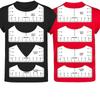 8PCS T-Shirt Ruler Guide for Viny Alignment-Centering Tool for Heat Press Or Cricut