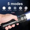 2000M Spotlight LED Flashlight 80W White Laser High Power Flashlight USB Recharge Powerful Torch Lantern Hand Lamp
