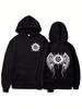 2025 Autumn and Winter New Fashionable Hoodies, Fun Wing-Printed Harajuku-Style Pullovers, Unisex Hooded Sweatshirts