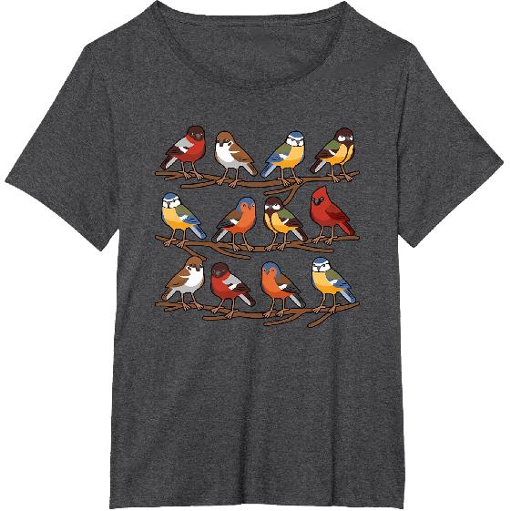 Bird Lover Birding Birdwatching Men T-Shirt