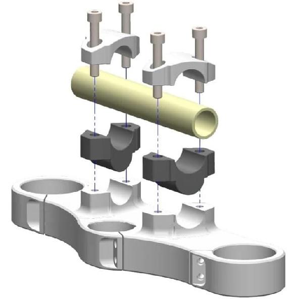 Подъемник руля мотоцикла для YAMAHA MT-10 MT10 MT 10 2016-2023 2022 2021 2020 2019 2018 Зажим-подъемник руля мотоцикла Адаптер для удлинения руля