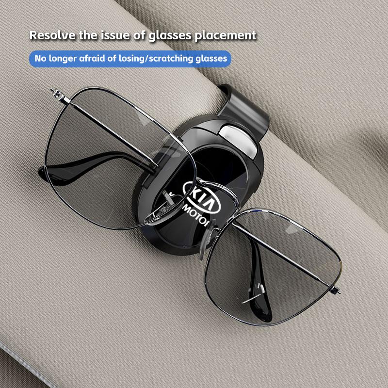 Car Sunglass Holder Non-slip Holder for KIA sportage ceed sorento cerato optima picanto rio soul k3 k5 stonic Car Accessories BU9