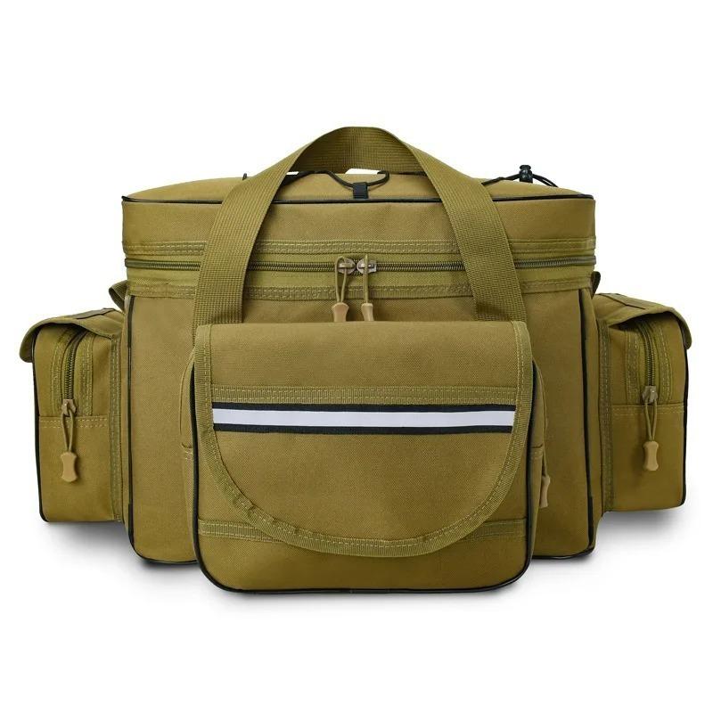 Сумка-бордюр для приманок, большая вместительная спортивная сумка на одно плечо, сумка через плечо, многофункциональная тактическая поясная сумка для удочек