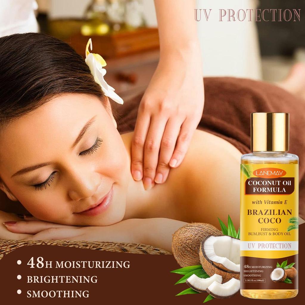 Beach Massage Body Oil-Brightening Skin-Deep Moisturizing To Improve Skin Dullness-Suitable For All Skin Types, 100ml