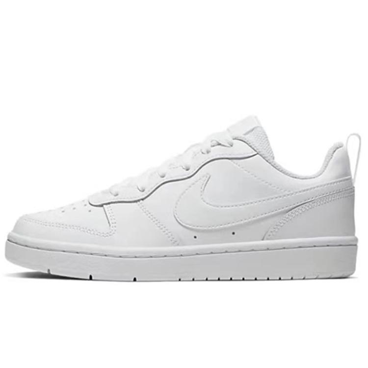 Nike Кроссовки Court Borough Low 2 Низкие Скейтбордические Детские Розовые BQ5448-100(Команда40-ГС)