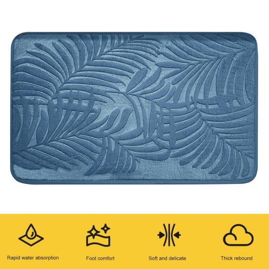 Waterproof Doormat Indoor Outdoor Floor Mat Super Resistant Moisture-absorbing Non Slip Easy