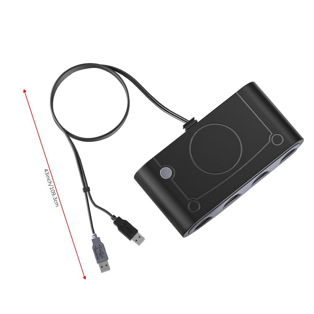 4-портовый USB-адаптер для контроллеров GameCube GC Nintendo Switch NGC/Wii U/PC Игровой конвертер
