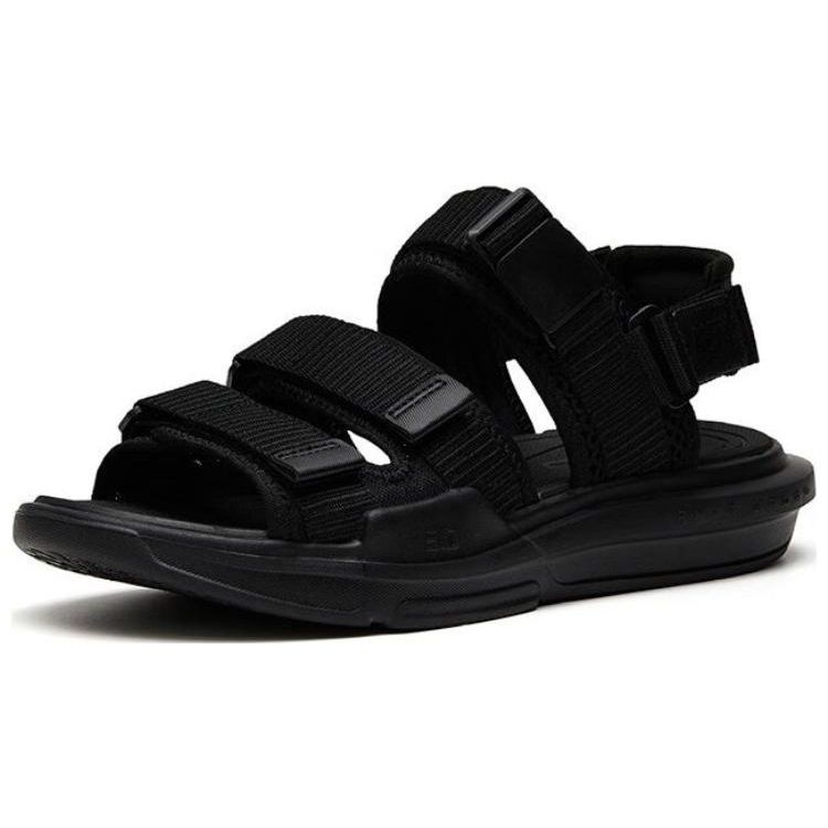 Anta Breathable Comfortable Beach Sandals Men Sandals Black 112338502-4