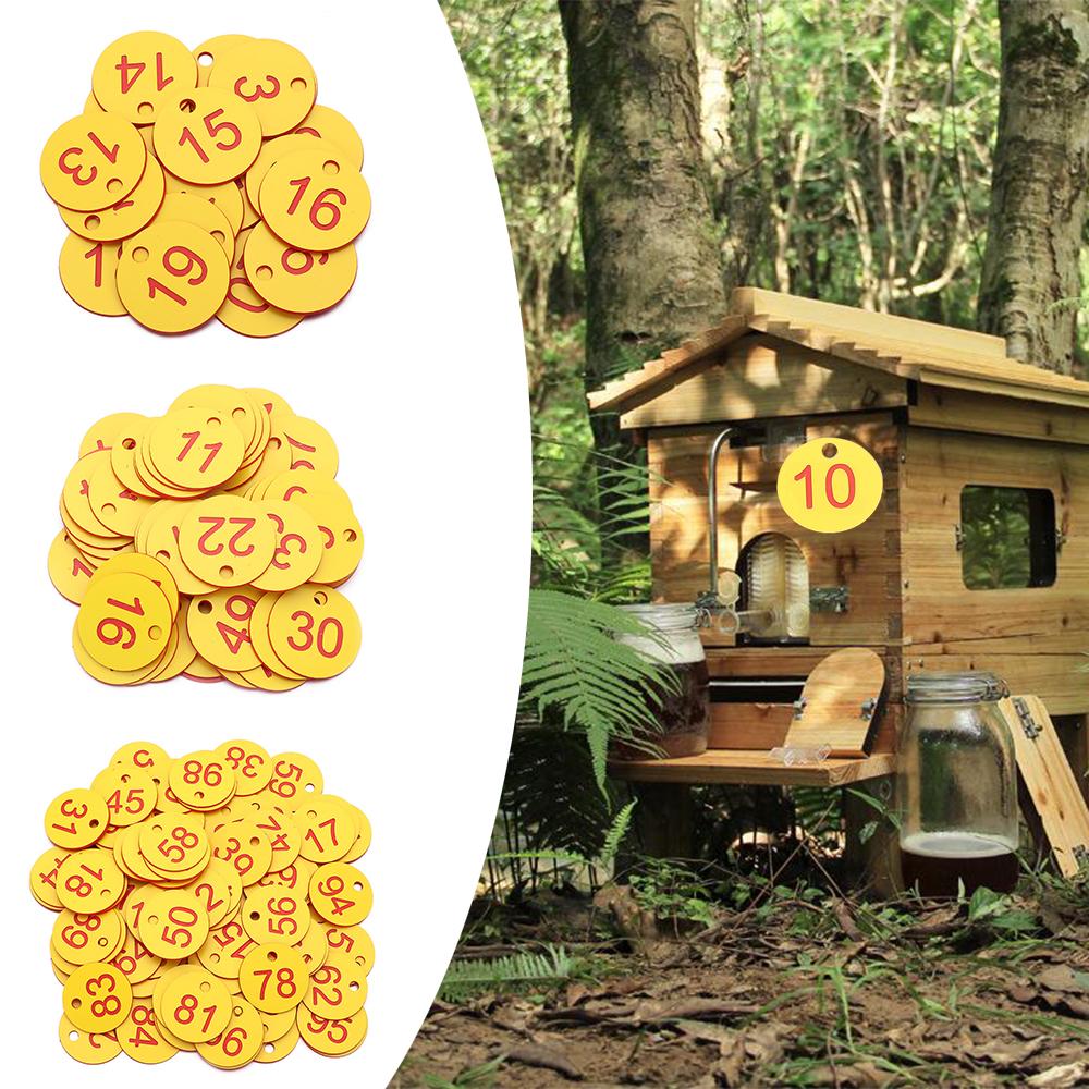 Abs Material Husbandry Supplies Beekeeper Equip Hive Accessorie Farm Number Tag Beekeeping Tool