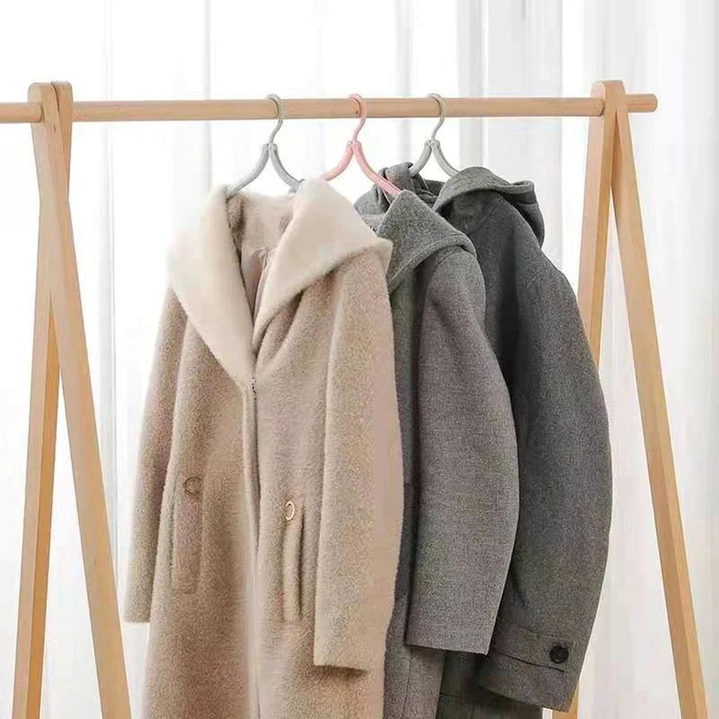 New Portable Folding Plastic Coat Hanger Travel Foldable Hanger