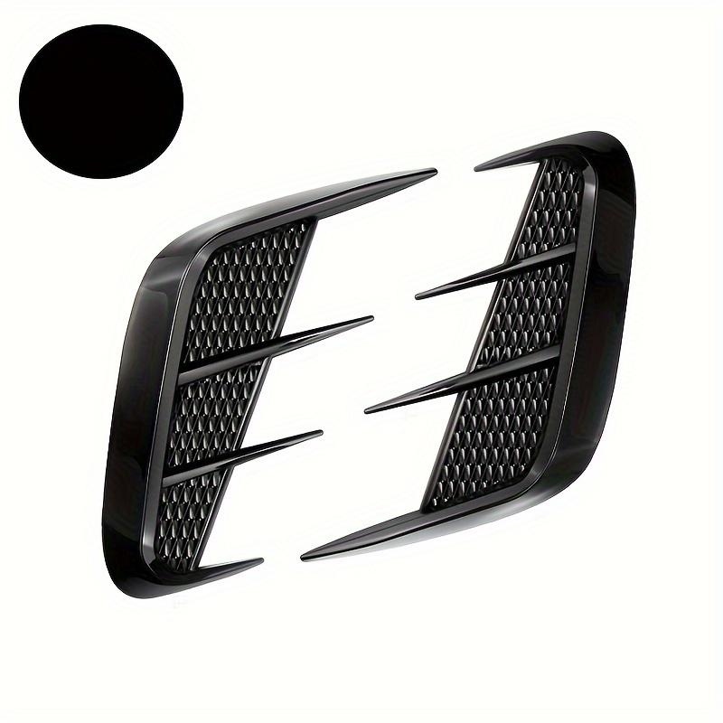 Пара многоцелевых углеродного волокна автомобильных жабр акулы имитация вентиляционных отверстий боковой воздухозаборник украшение капота выпускное отверстие для воздуха автомобиля наклейка на кузов автомобиля
