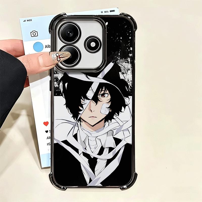 Мягкий чехол для телефона Bungo Stray Dogs Дазай для Xiaomi Poco X7 X8 Pro Max X6 X5 X3 F8 Ultra F7 M8 M7 M5S Redmi 15C 15A 15 14C 13C 12C